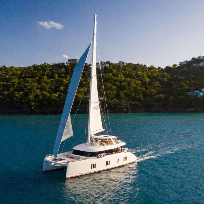 Catamarán Bundalong en el Caribe